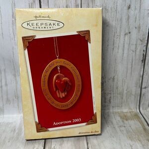 Hallmark Ornament 2003 Adoption Celebrate the‎ Child your Heart always knew